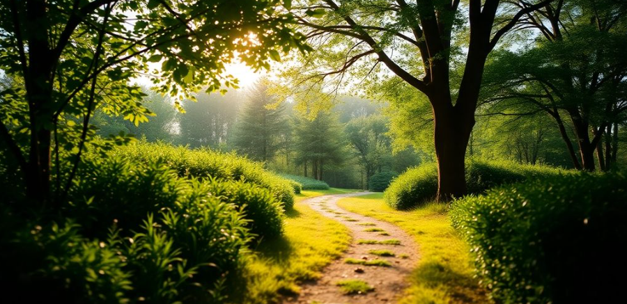 a peaceful path