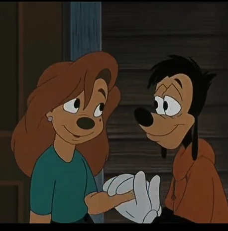Goofy's son max and his girlfriend